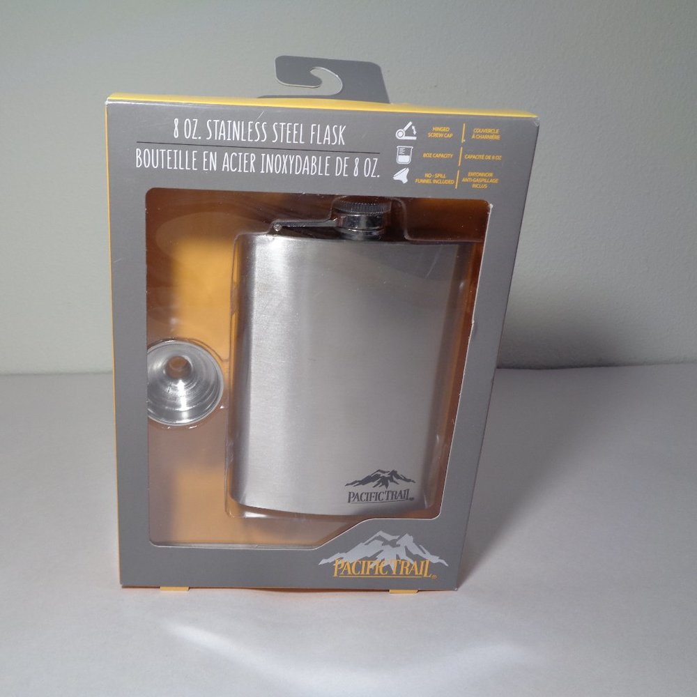 Pacific Trail New 8 OZ Stainless Steel Flask
